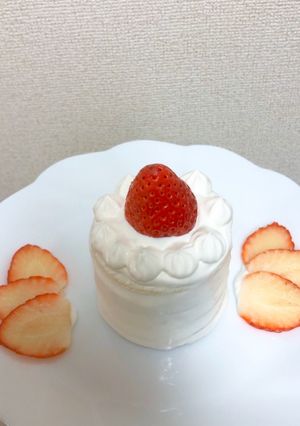 10分☆一歳の誕生日ケーキ☆豆乳ホイップ-レシピのメイン写真