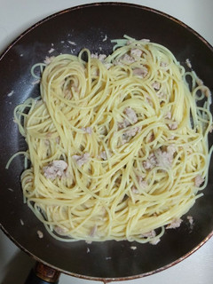 簡単!美味!ツナのバター麺つゆパスタ♪-レシピのメイン写真