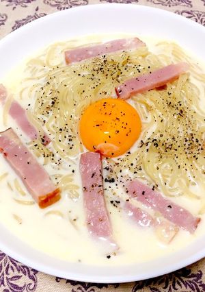 カルボナーラ風ラーメン-レシピのメイン写真