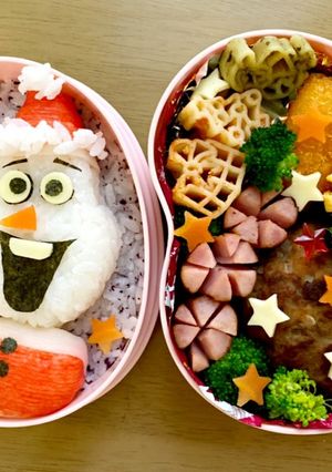 オラフのクリスマス弁当♡アナ雪2-レシピのメイン写真