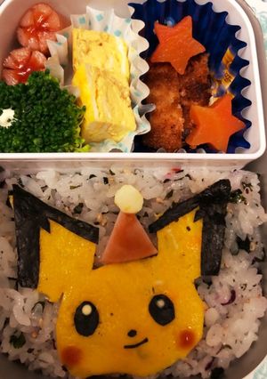 年少さんのポケモン弁当★冬のピチュー-レシピのメイン写真