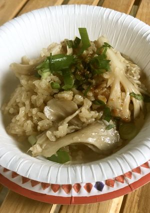 てんてんじゃんと舞茸の炊き込みご飯-レシピのメイン写真