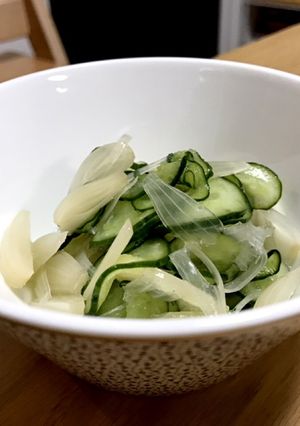 きゅうりとらっきょうの酢の物-レシピのメイン写真