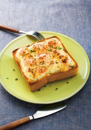エビグラタン風食パン-レシピのメイン写真