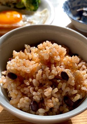 美味しいから続けられる小豆玄米ご飯-レシピのメイン写真