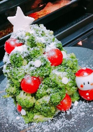 ポテサラ ꊛ໋̝❅☃ クリスマスツリー-レシピのメイン写真