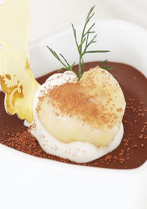 大豆ペーストのヘルシーチョコバナナムース-レシピのメイン写真