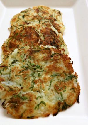 大葉と新玉のハッシュドポテト風-レシピのメイン写真
