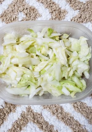 超簡単!材料4つのダイエット酢キャベツ-レシピのメイン写真