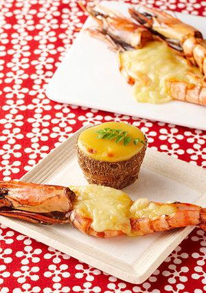 おせちに！海老の甘みそチーズ焼き-レシピのメイン写真