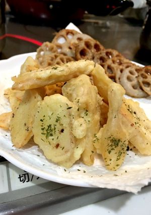 四角豆の根っこの天ぷら-レシピのメイン写真