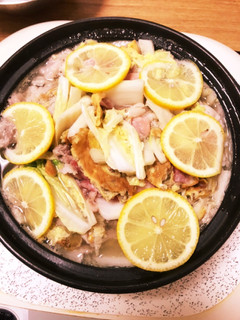 腸まで届く卵焼き豚バラ白菜の塩レモン鍋-レシピのメイン写真