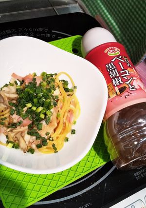 ドレッシングで、パスタ-レシピのメイン写真