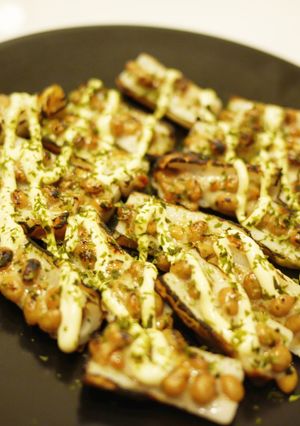 【節約レシピ】納豆竹輪磯部焼-レシピのメイン写真