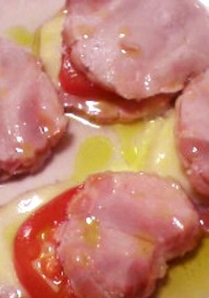 レンジでチン☆ハムチーで簡単一品-レシピのメイン写真