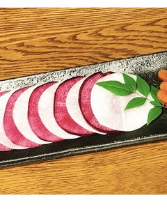 紅白からすみ大根-レシピのメイン写真