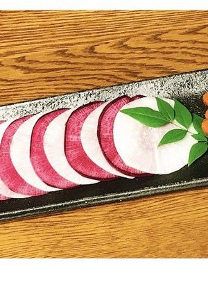 紅白からすみ大根-レシピのメイン写真