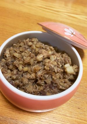 サバの水煮活用☆白米もりもりサバごぼう-レシピのメイン写真