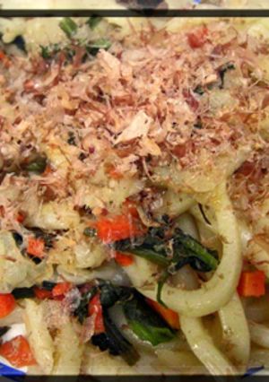 ♡ポン酢のもちもちあっさり焼きうどん-レシピのメイン写真
