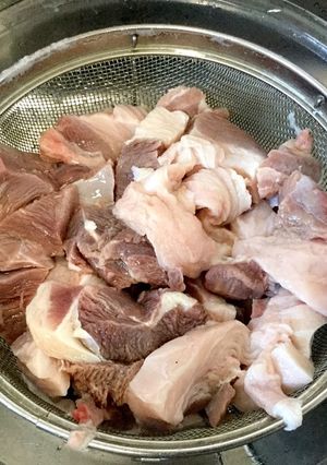 イノシシ肉の下処理-レシピのメイン写真