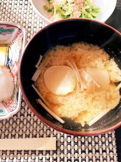 簡単^ - ^えのきとお麩のお味噌汁-レシピのメイン写真