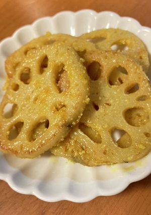 蓮根チップス☆カレー味＊お弁当にも☆-レシピのメイン写真