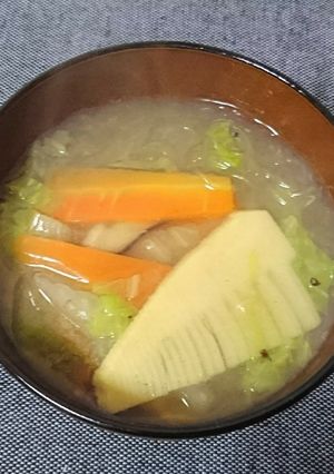豚肉入り中華春雨スープ-レシピのメイン写真