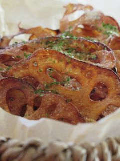 カリカリ!れんこん青海苔チーズチップス-レシピのメイン写真