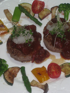 ちょっとおしゃれにハンバーグ♪-レシピのメイン写真