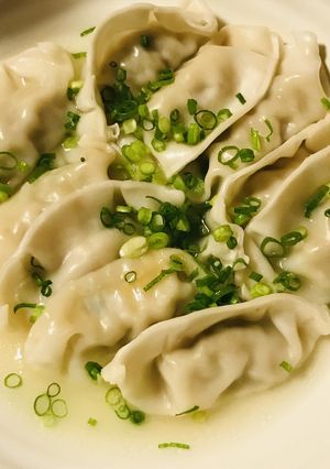 レトルト●スープで煮詰める餃子-レシピのメイン写真