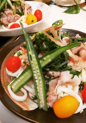 冷やしうどん。-レシピのメイン写真