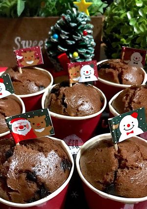 クリスマスにも♪チョコチップ蒸しパン♡-レシピのメイン写真