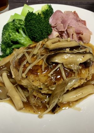 ヘルシー！あんかけ豆腐ハンバーグ-レシピのメイン写真