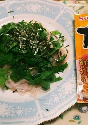 ダイエットに❗しらたきでたらこパスタ☺⛄-レシピのメイン写真