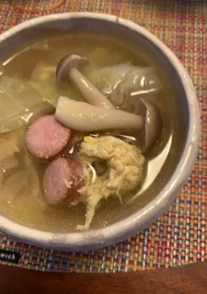 やさしい味。かんたん卵コンソメスープ-レシピのメイン写真