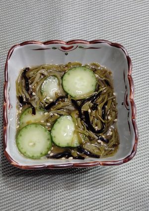 塩昆布とめかぶの和え物-レシピのメイン写真