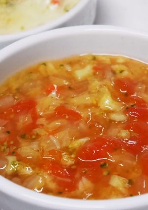 離乳食後期♡プチトマトのスープ煮-レシピのメイン写真