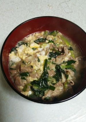 牛肉と野菜のたまごとじ丼-レシピのメイン写真