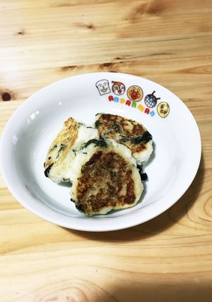 つかみ食べにも☆はんぺん豆腐の落とし焼き-レシピのメイン写真
