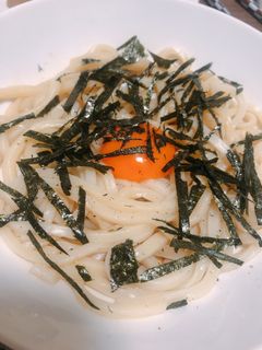 冷凍うどんで簡単釜玉♡-レシピのメイン写真