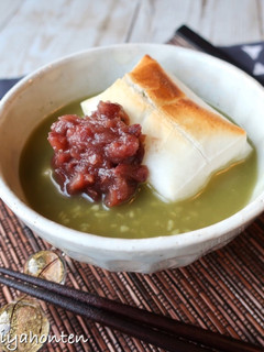 抹茶あま酒餅ぜんざい-レシピのメイン写真