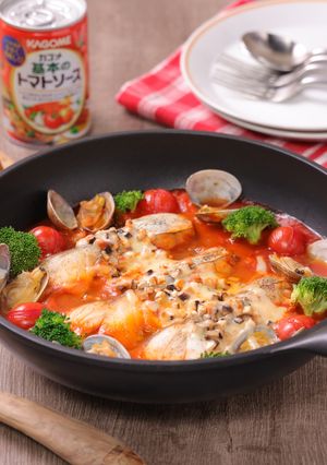 たらのチーズトマトパッツァ-レシピのメイン写真