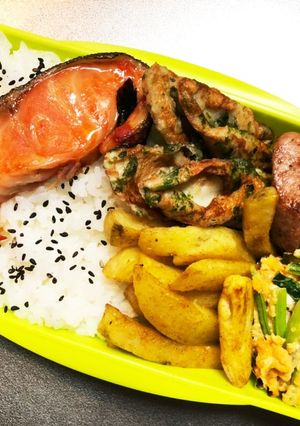 旦那弁当328♥久しぶりに頑張った…！-レシピのメイン写真
