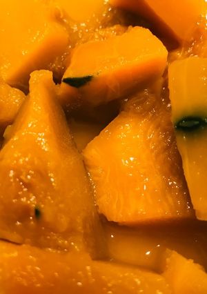 レンジでしみしみかぼちゃ煮付け-レシピのメイン写真