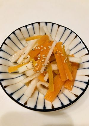 ゆずジャムでさっぱり!大根と人参の酢の物-レシピのメイン写真