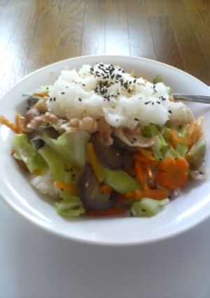 野菜たっぷり♡夏のおろしどんぶり-レシピのメイン写真