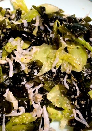 キャベツとしらすの酢の物*-レシピのメイン写真