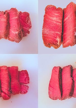 57℃ 牛ヒレ幽庵焼き 漬け地比較実験-レシピのメイン写真