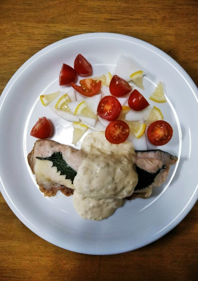 梨湖の簡単！鮭の青じそチーズ-レシピのメイン写真