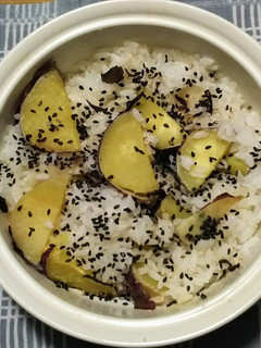 ひとりご飯☘焼き芋のまぜご飯-レシピのメイン写真